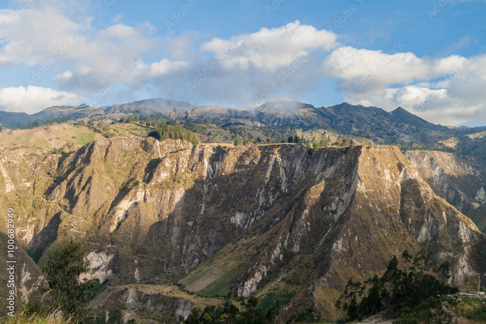 Canyon of Toachi river, Ecuador