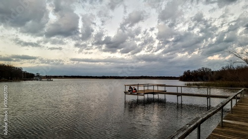 Kids at the lake