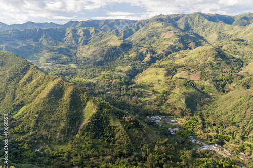 Fototapeta Naklejka Na Ścianę i Meble -  Tierradentro valley in Cauca region of Colombia