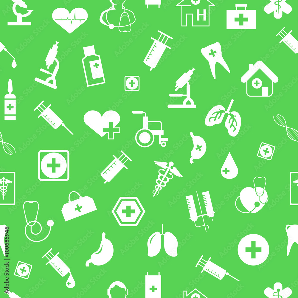 Seamless medical background Seamless medical background