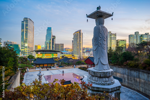 Bongeunsa Temple in Seoul, South Korea