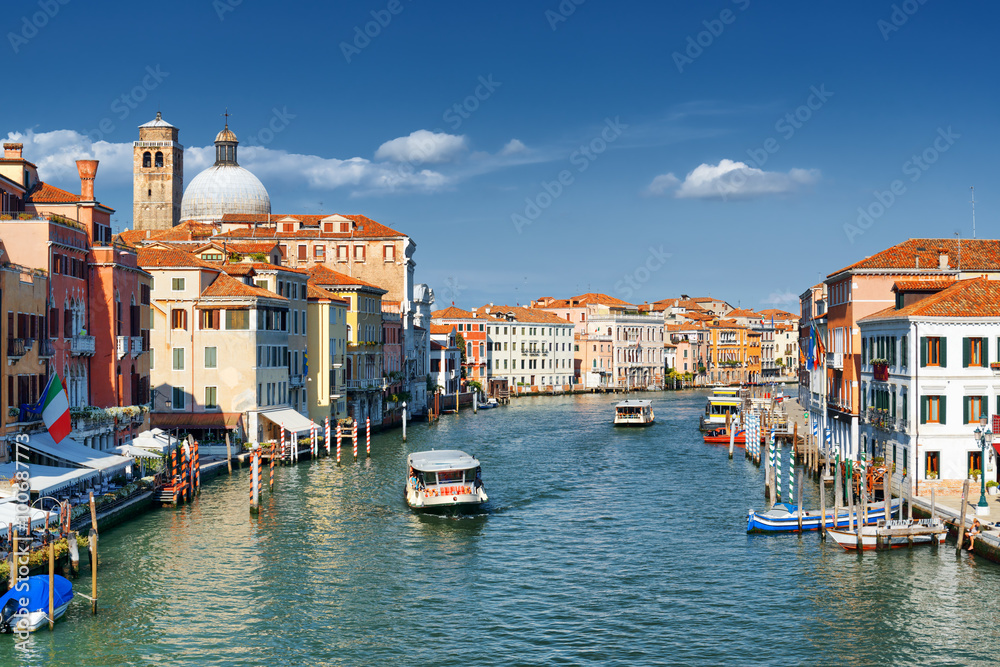 View of the Grand Canal and the Church San Geremia, Venice