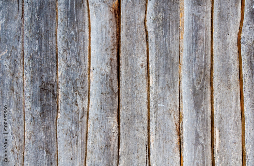 Naklejka premium Horizontal image of old wooden door