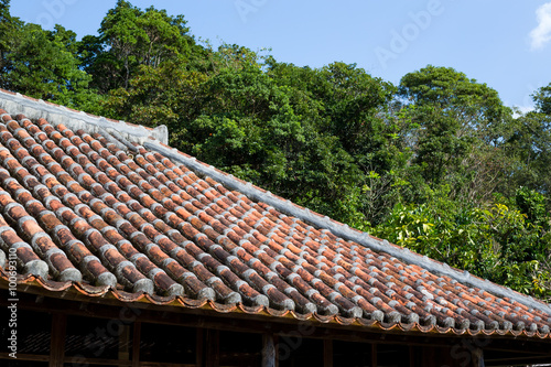 Roof tile for japanese traditional building