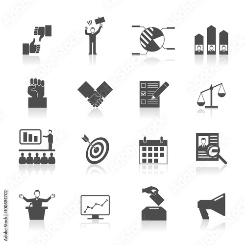 Election Icons Set