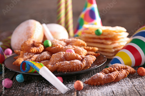 assorted carnival donut and decoration