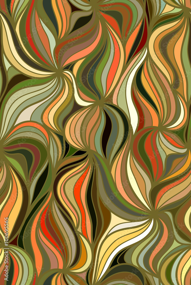 Vector wave background of doodle hand drawn lines Vector wave background of doodle hand drawn lines