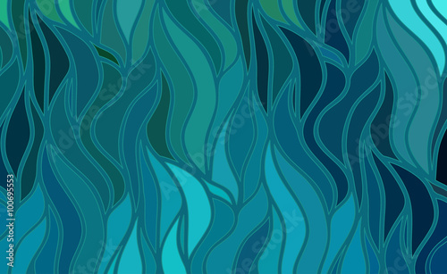 Vector wave background of doodle hand drawn lines