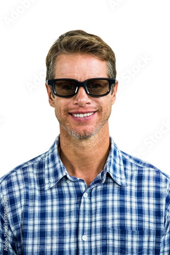 Portrait of handsome man wearing sunglasses © WavebreakMediaMicro