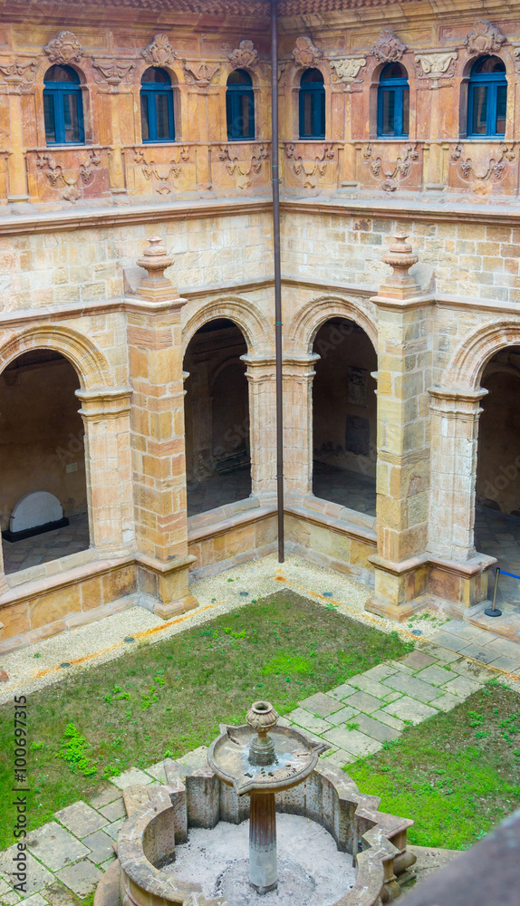 Inner courtyard of an ancient nunnery