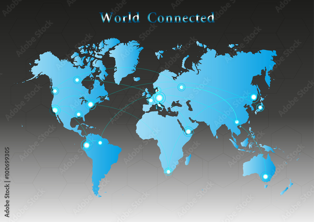 Naklejka premium World Map infographic template vector illustration eps10