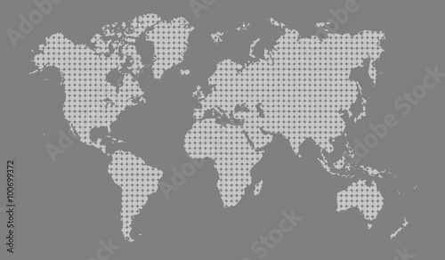 World Map infographic template vector illustration eps10