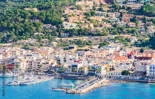 Anblick Hafen Mittelmeer Küste