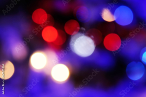 blurred background with night lights