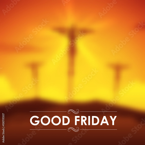 Jesus Christ crucifixion on Good Friday