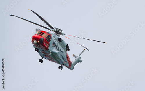 UK coastguard helicopter