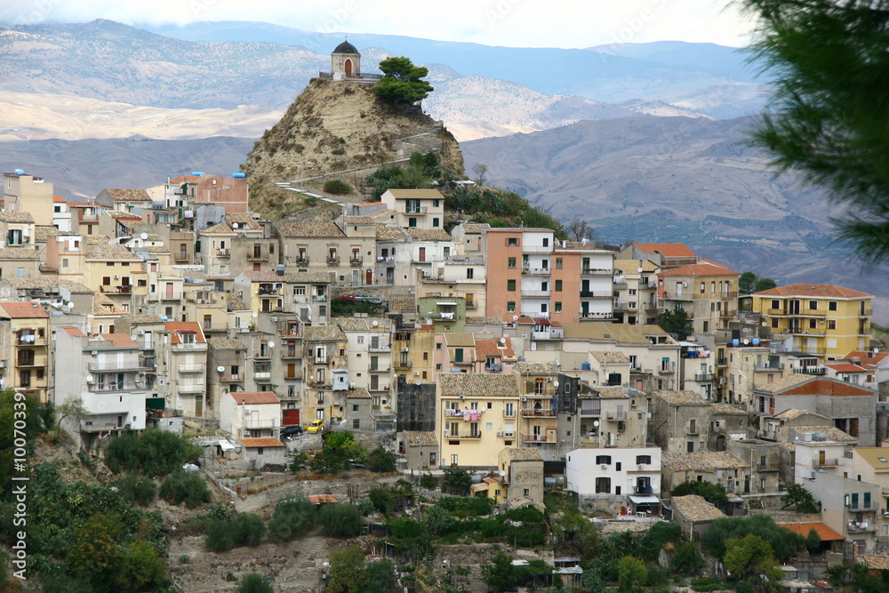 Centuripe bei Enna, Sizilien, Italien