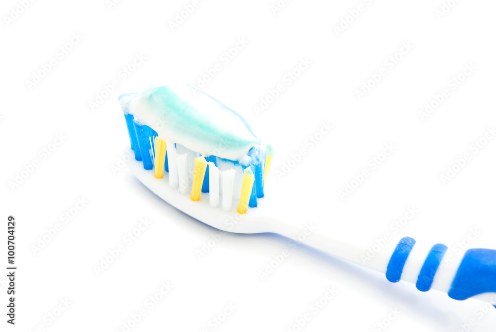toothbrush with paste toothbrush with paste
