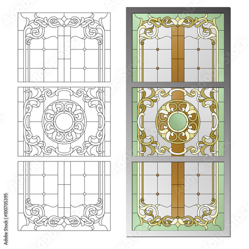 stained glass pattern