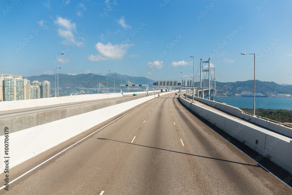 Fototapeta premium Hong Kong road