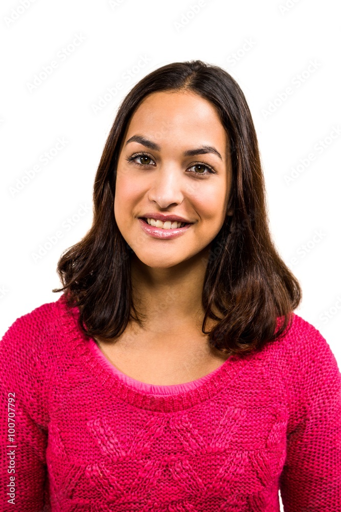 Portrait of confident young woman smiling Portrait of confident young woman smiling