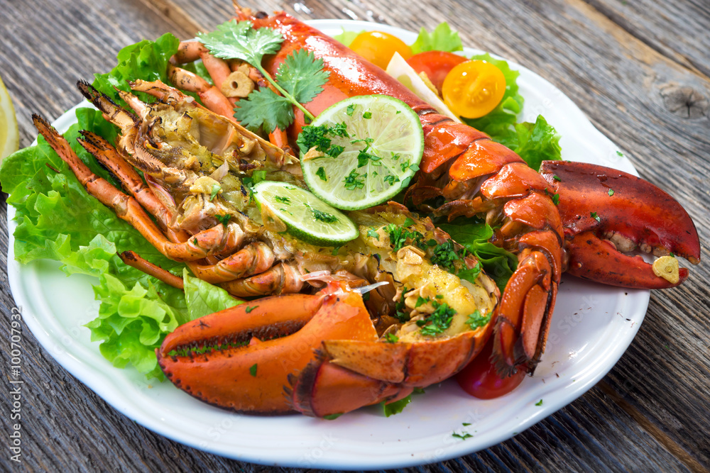 Grilled lobster Grilled lobster