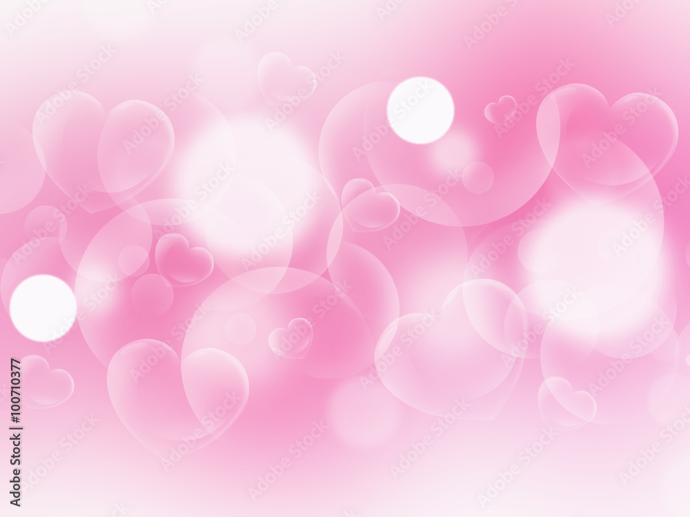  Romantic St.Valentine's Day design in pink color 