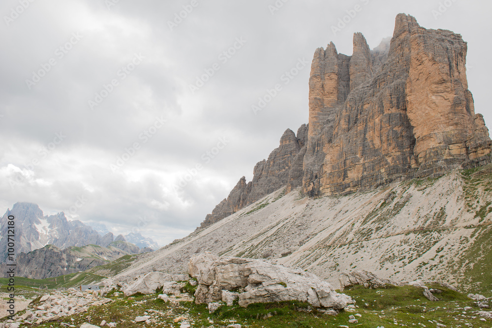 Three Cime of Lavaredo, Dolomites Three Cime of Lavaredo, Dolomites