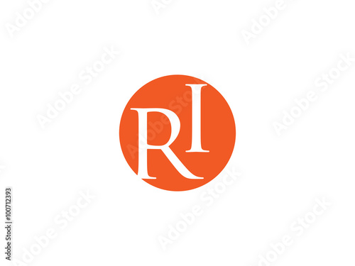 Double RI letter logo