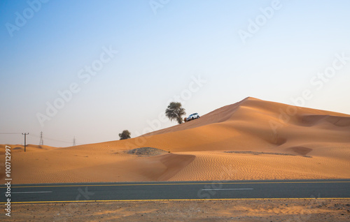 sand dunes in the desert