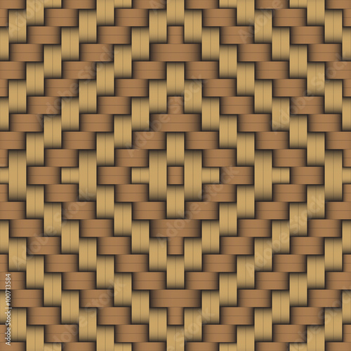 Woven wood pattern