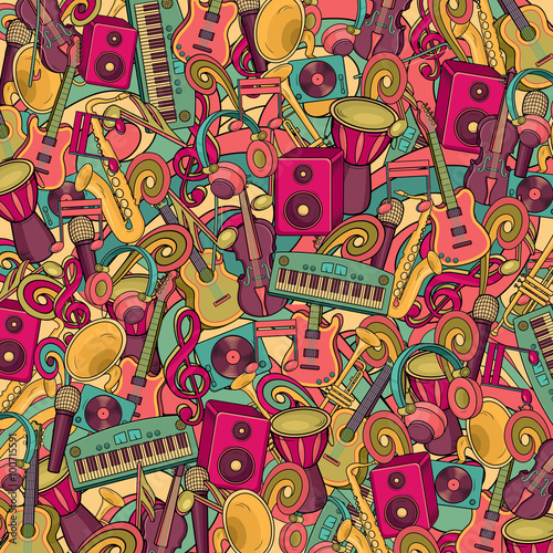 Music background. Vector illustration