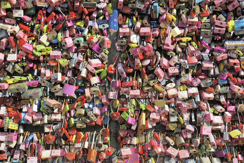 Padlocks at Namsan Seoul Tower