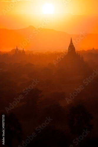 Bagan Sunset, Myanmar 