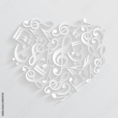 Music background. Vector illustration