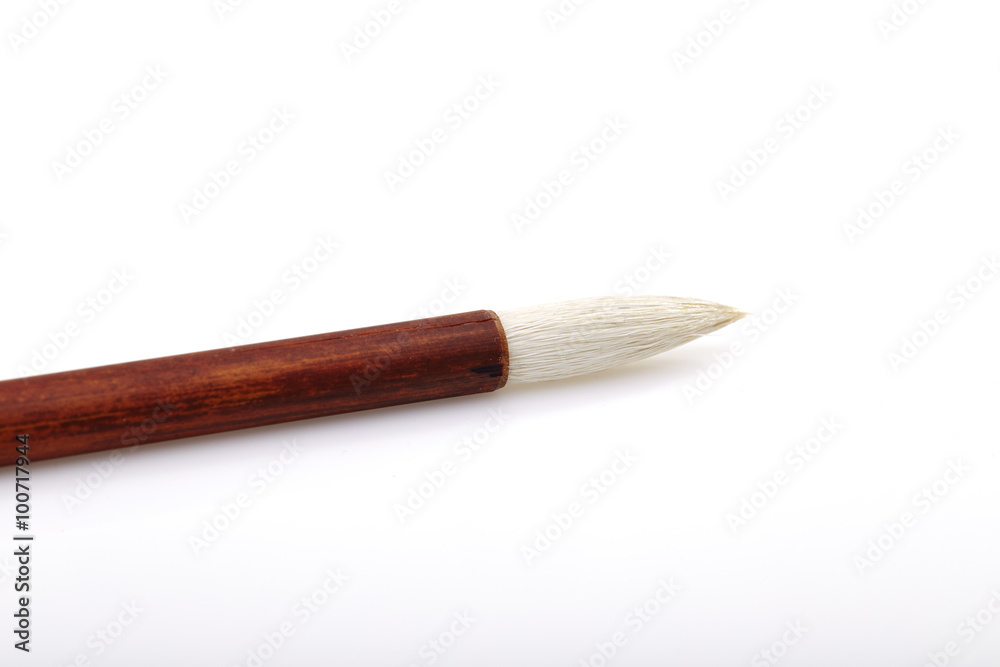Naklejka premium Writing brush isolated on white background