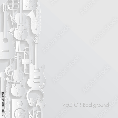 Music background. Vector illustration
