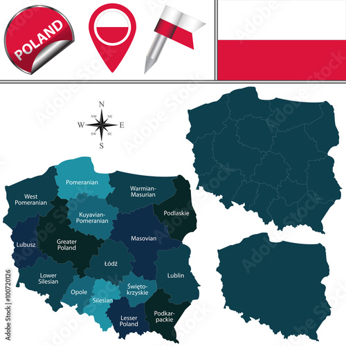 Map of Poland