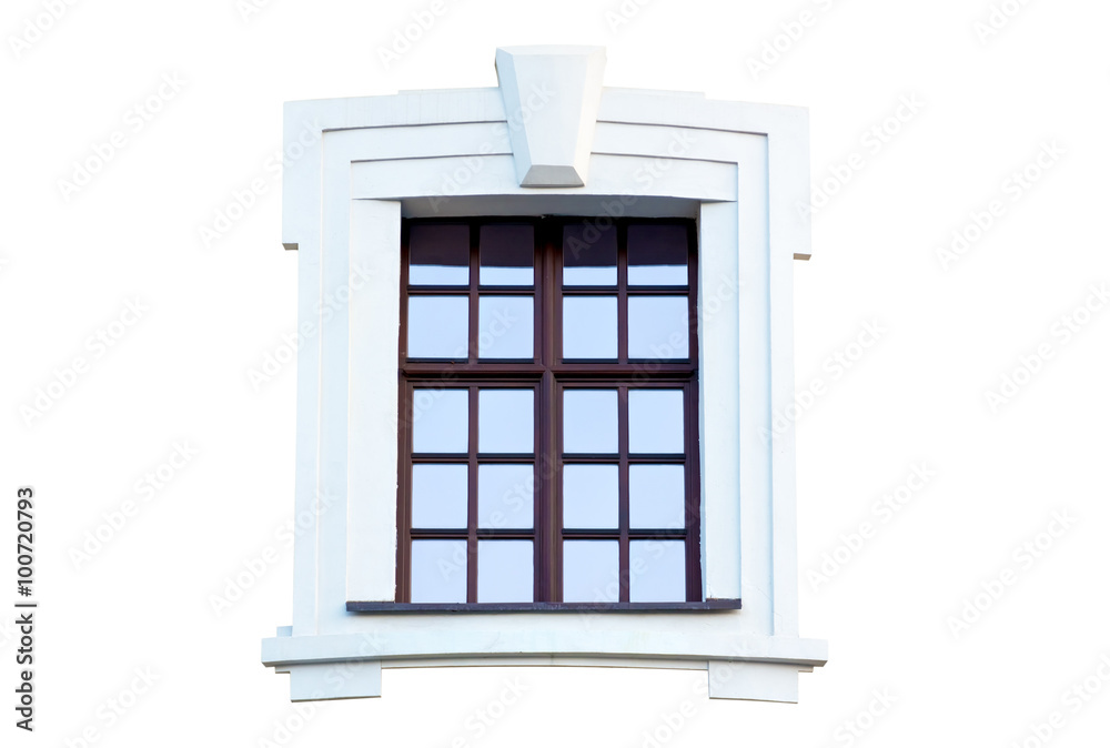 Obraz premium Window in the ancient style.