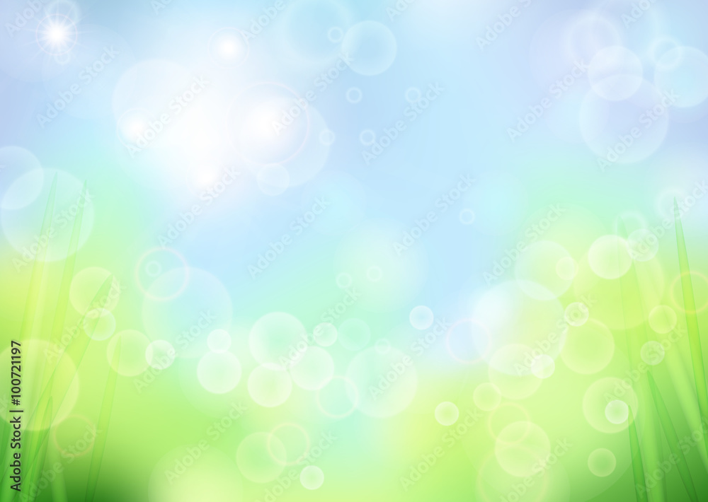 Himmel - Wiese - Bokeh