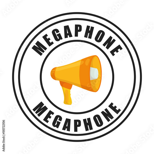 Bullhorn or megaphone