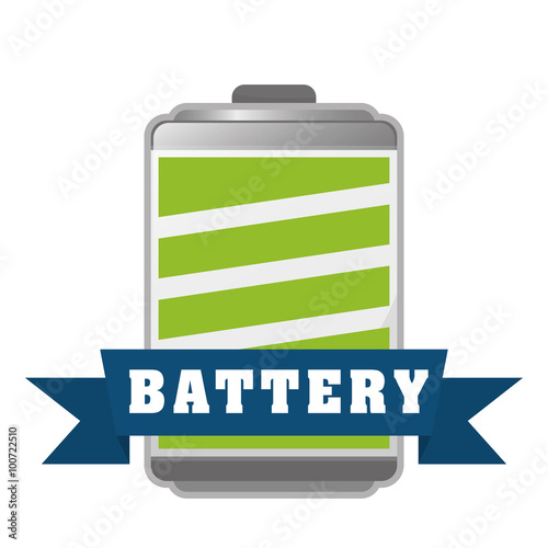 Battery icons graphic