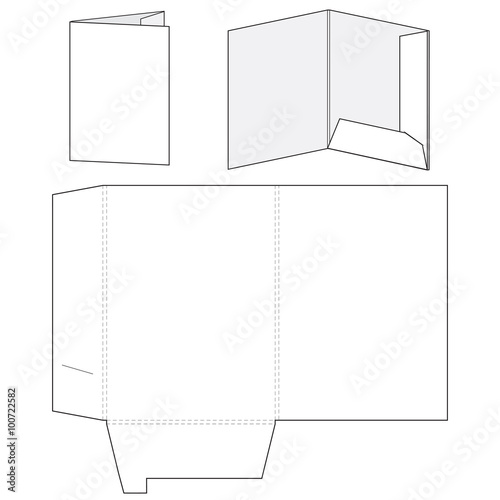 Blank folder template