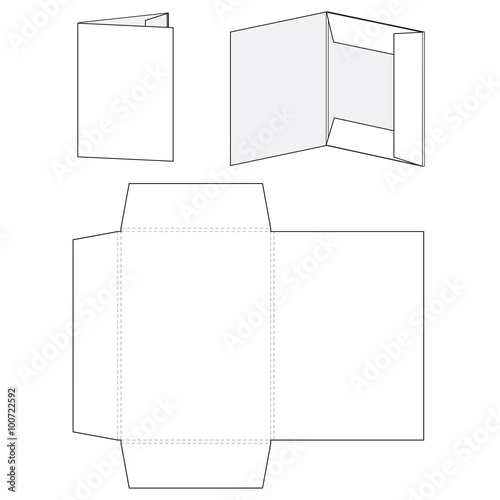 Blank folder template