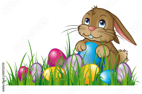 Osterhase im Osternest