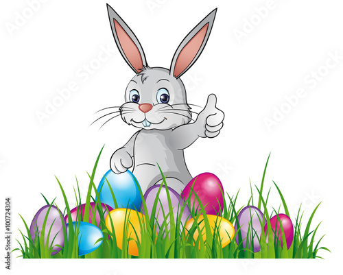Osterhase im Osternest