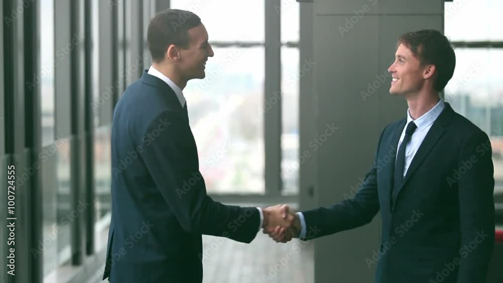 Two businessman shaking hands Two businessman shaking hands