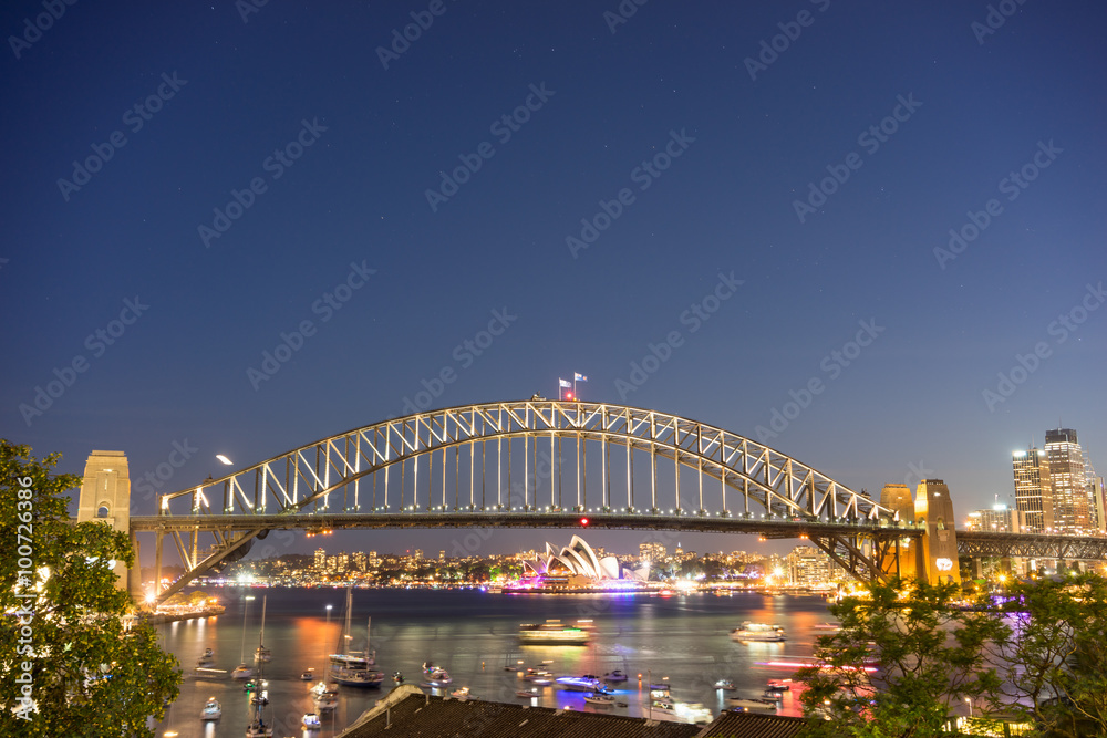 Sydney Harbor Bridge and Opera House
