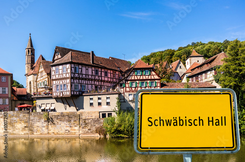 Ortstafel Schwäbisch Hall photo