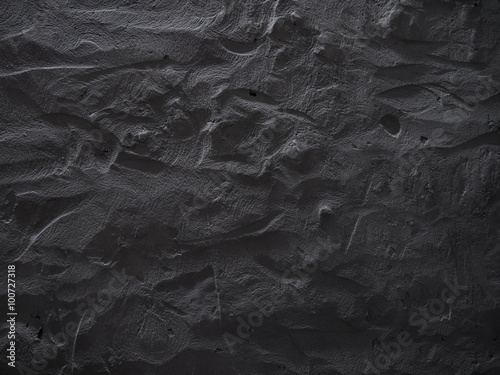 Dramatic dark grey concrete wall background. Raw concrete wall texture, customizable, suitable for background use.